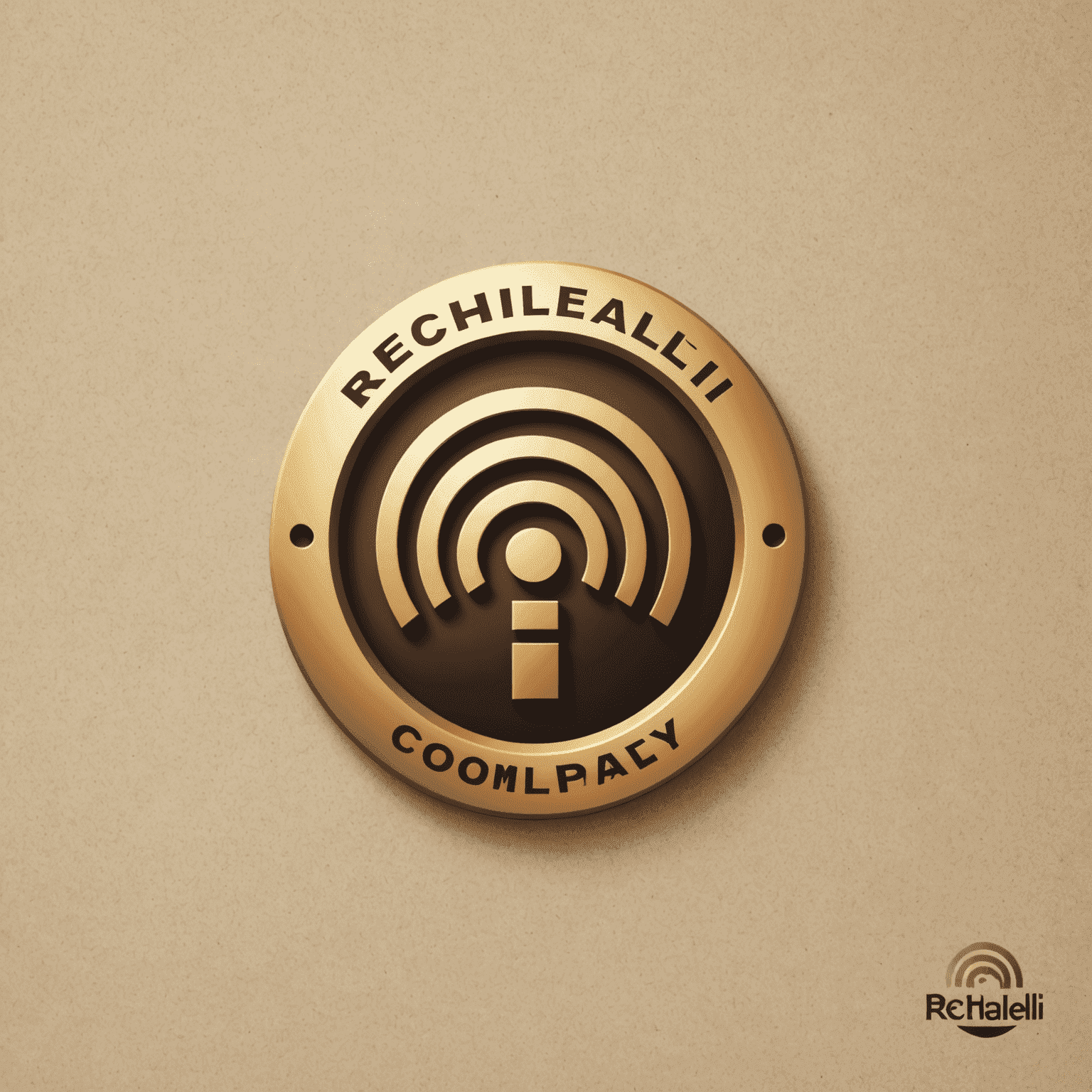 شعار rechalli_com يعرض رمزًا لشركة اتصالات متنقلة